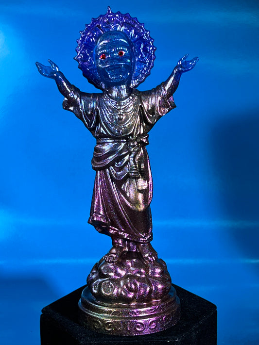 The Child Ape Jesus: Blue Head Space Robe