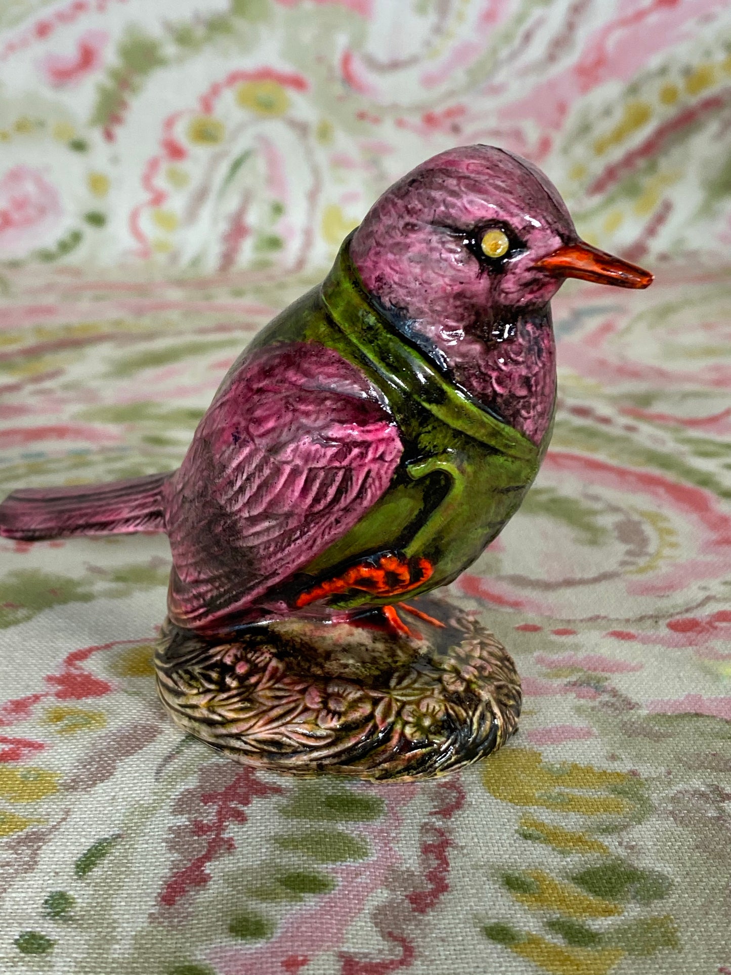 Fancy Dressed Bird: Pink and Green