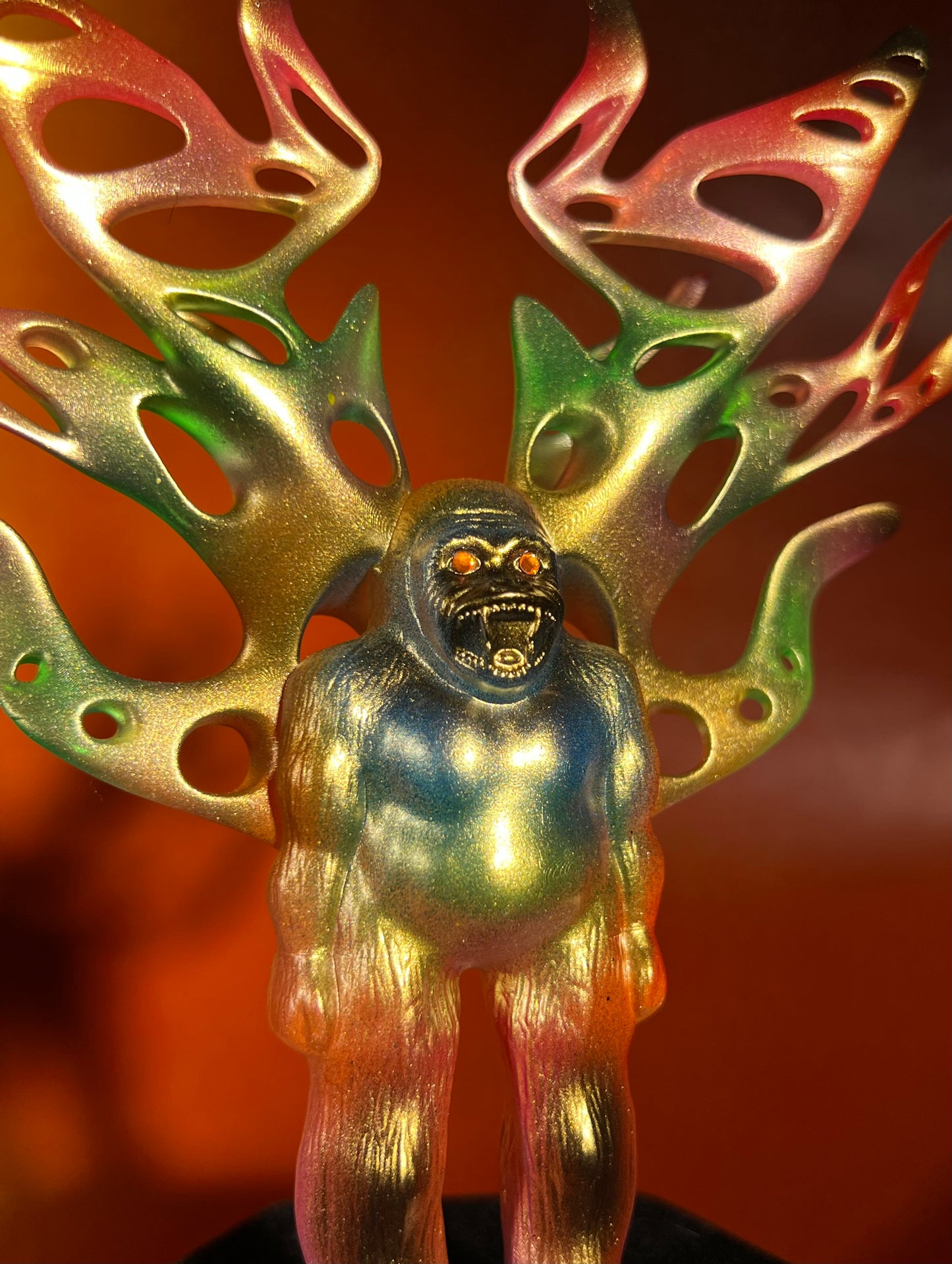 Winged Ape: Gold Rainbow Metal