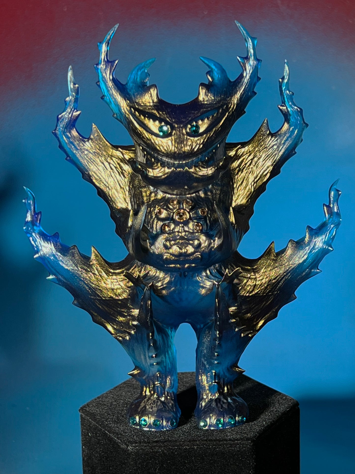 Glyph Infected Monster: Midnight of Golden Blue