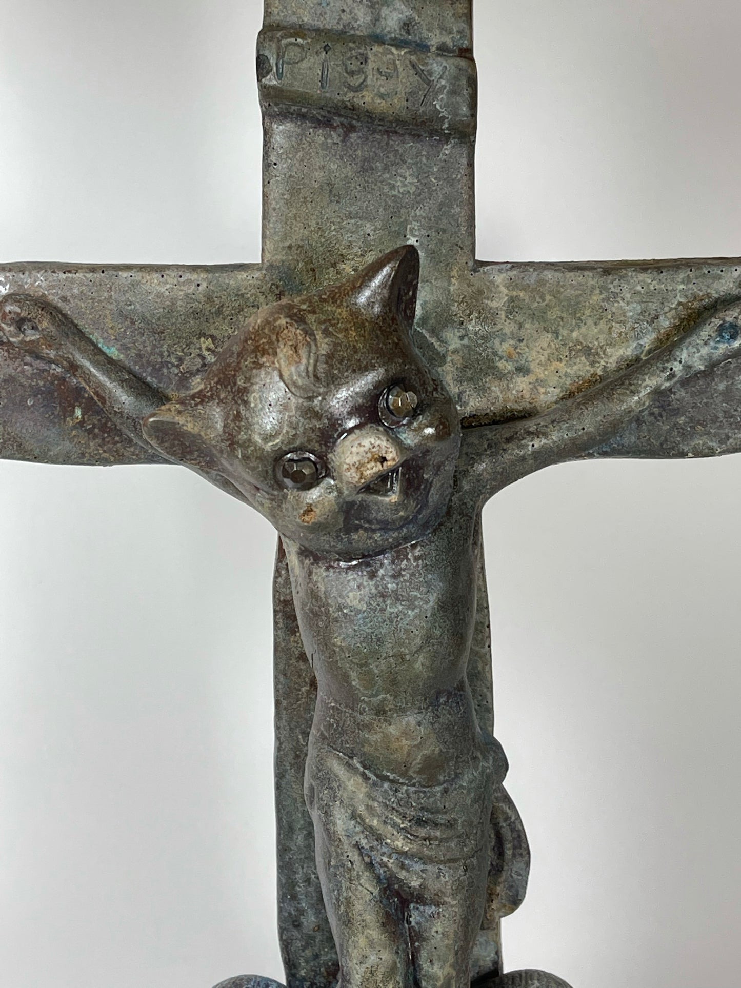 Adult Piggy Jesus: Rusted Iron
