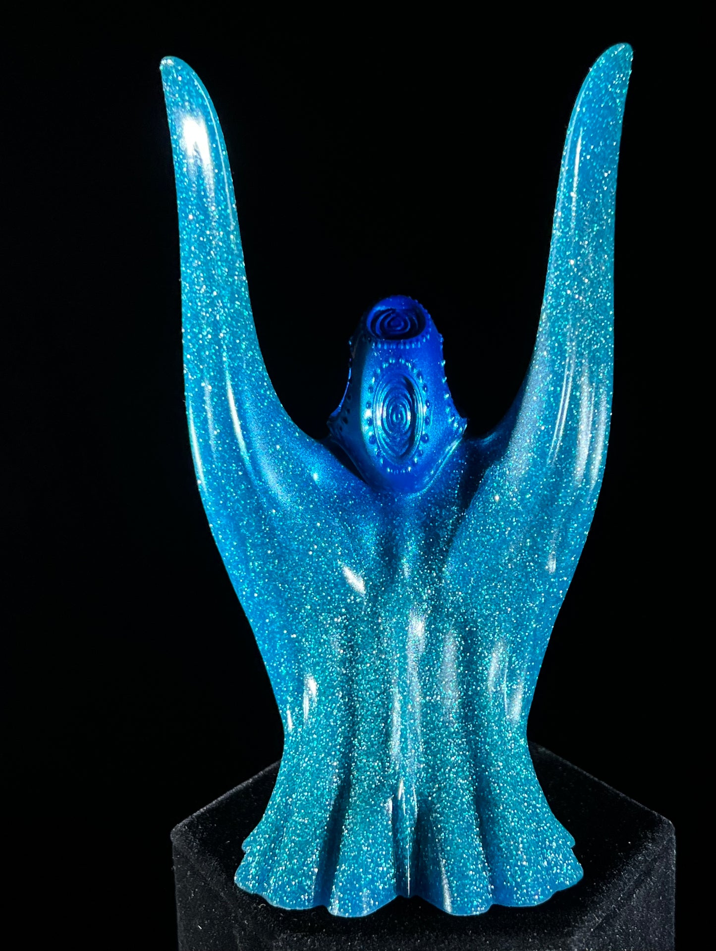 Robot Ghost Redux: Glitter Glow Blue