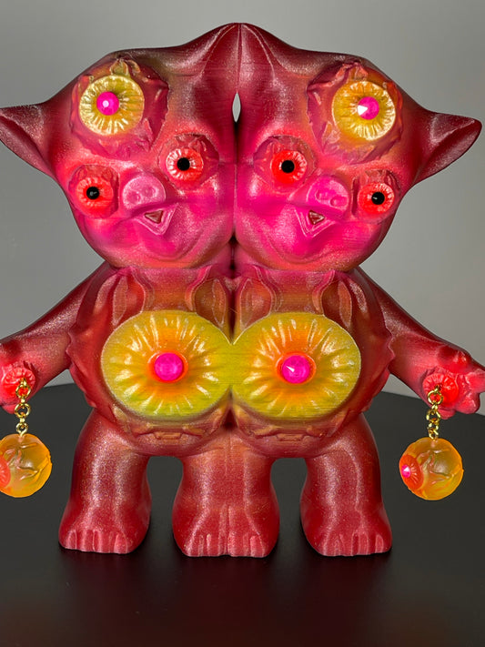 Insane Eyeball Pig: Neon Dangle Eyes