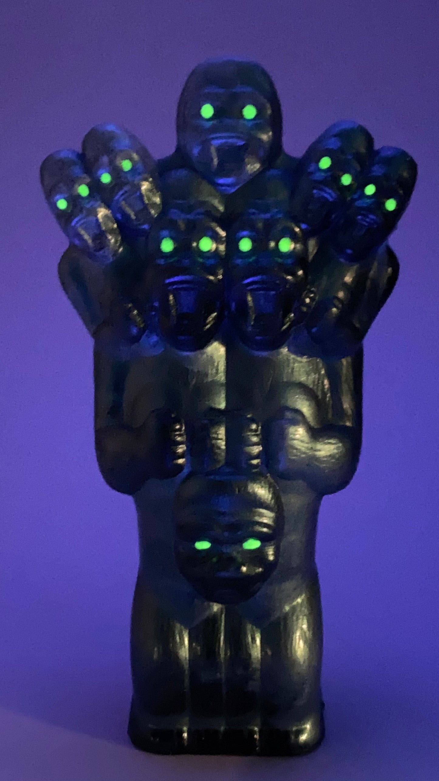 King Lord Ape: Pearlescent Green with Glow Eyes