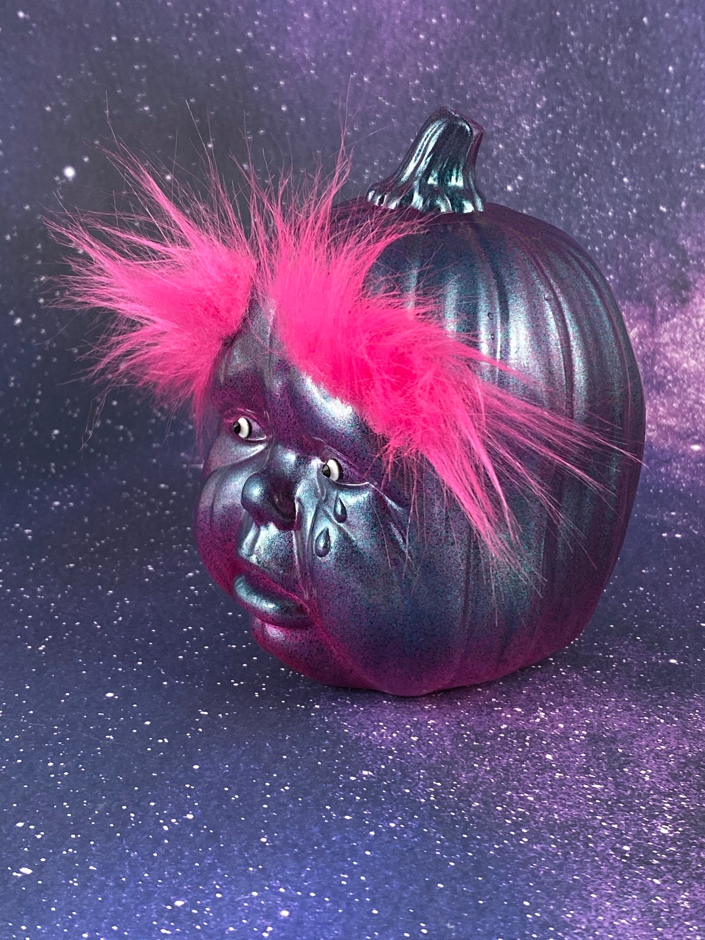 The Saddest Pumpkin with Bright Pink Eyebrows