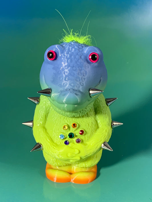 Rainbow Croc Head Monster