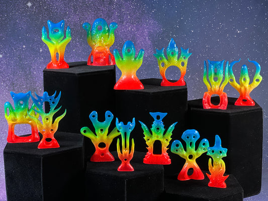 Thirteen Glyphs of the Distant Future: Neon Rainbow