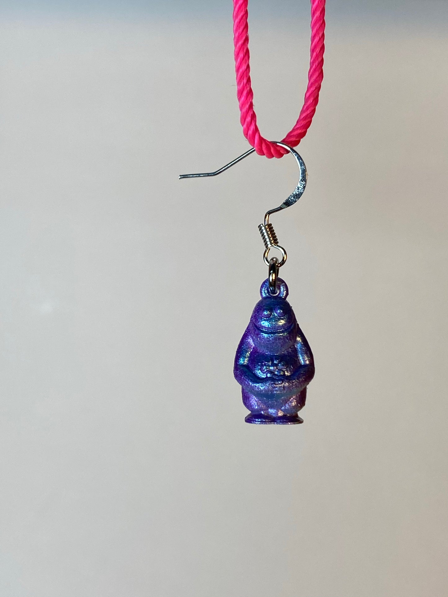 Purple/Blue Monster Earrings