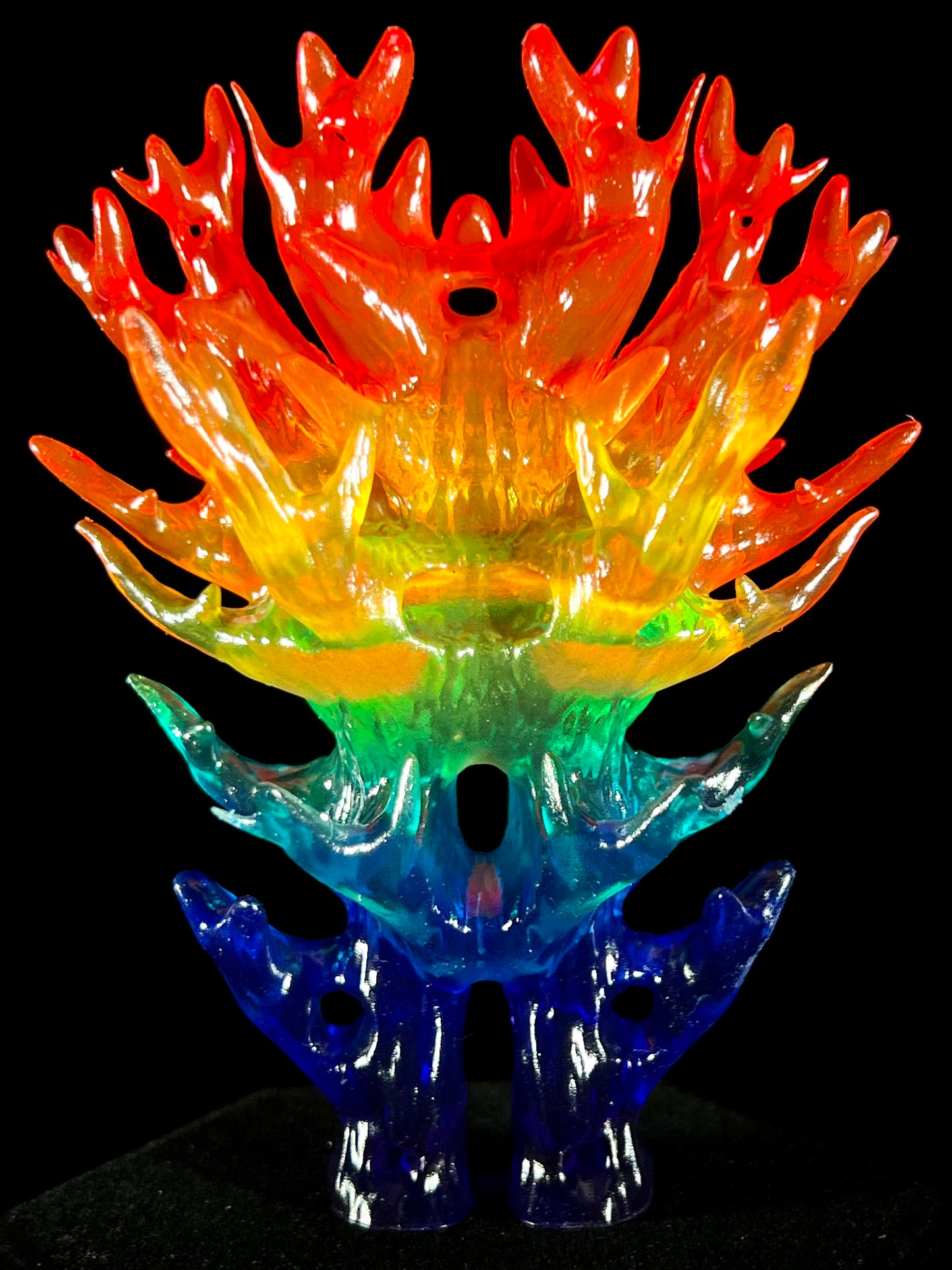 Ape Walker Glyph: Transparent Rainbow