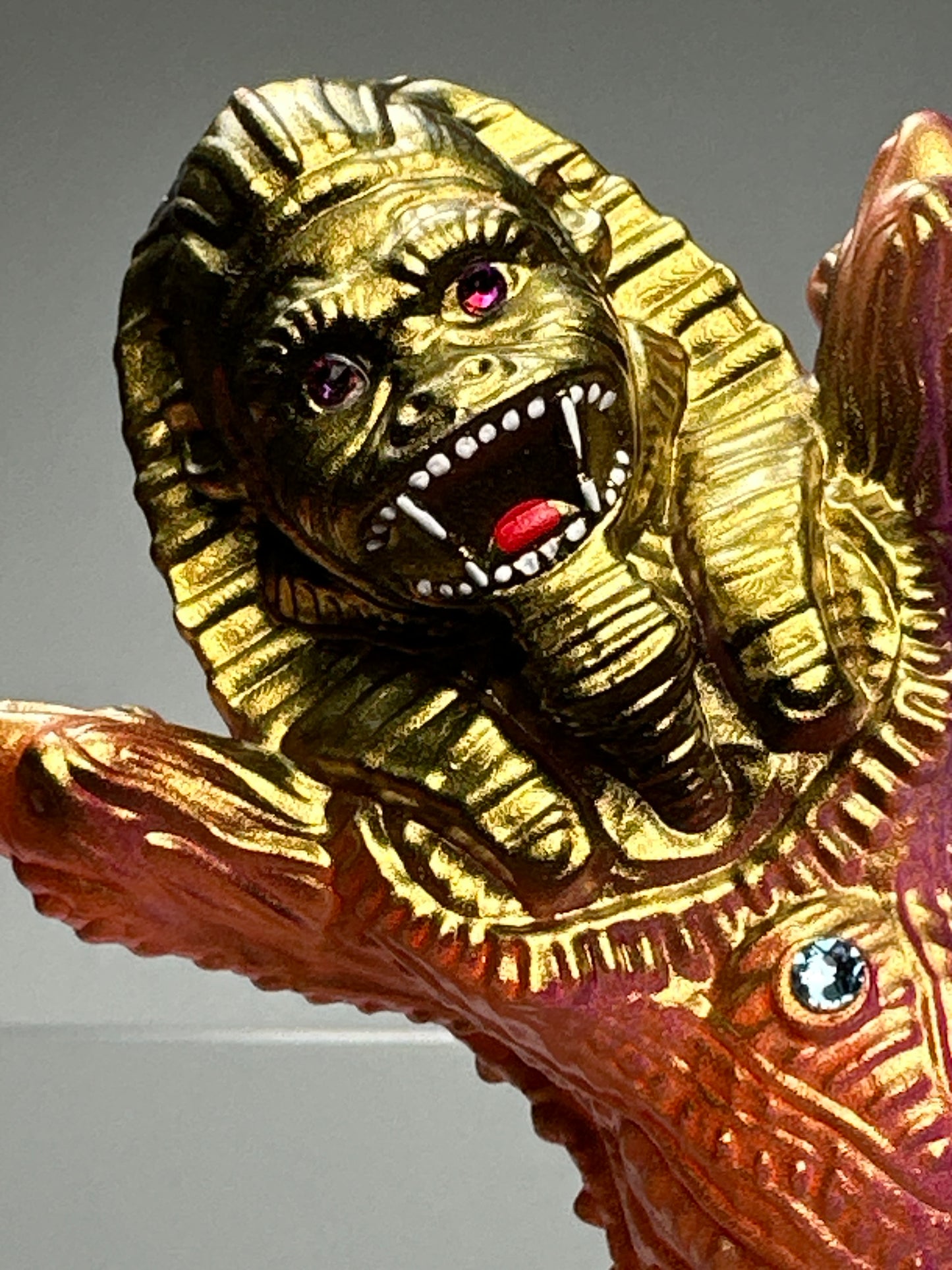 Cosmic Sphinx Ape Troll: Neon Purple/Orange