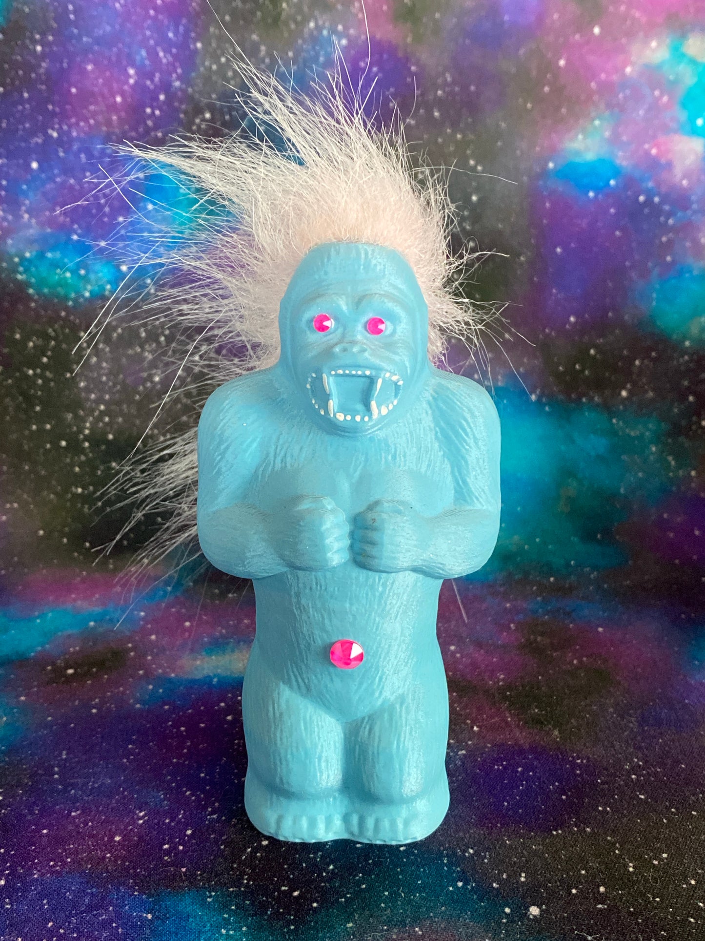 Blue and Pink Sparkle Ape