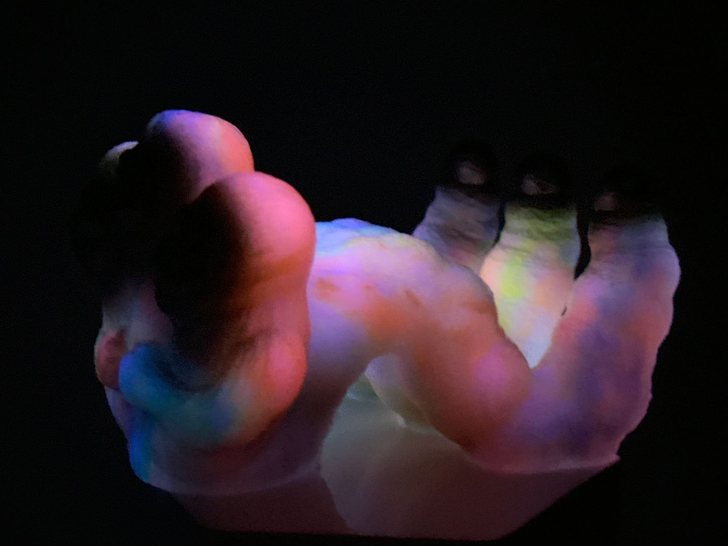 Worm Ape: Glow in the Dark Neon Planet