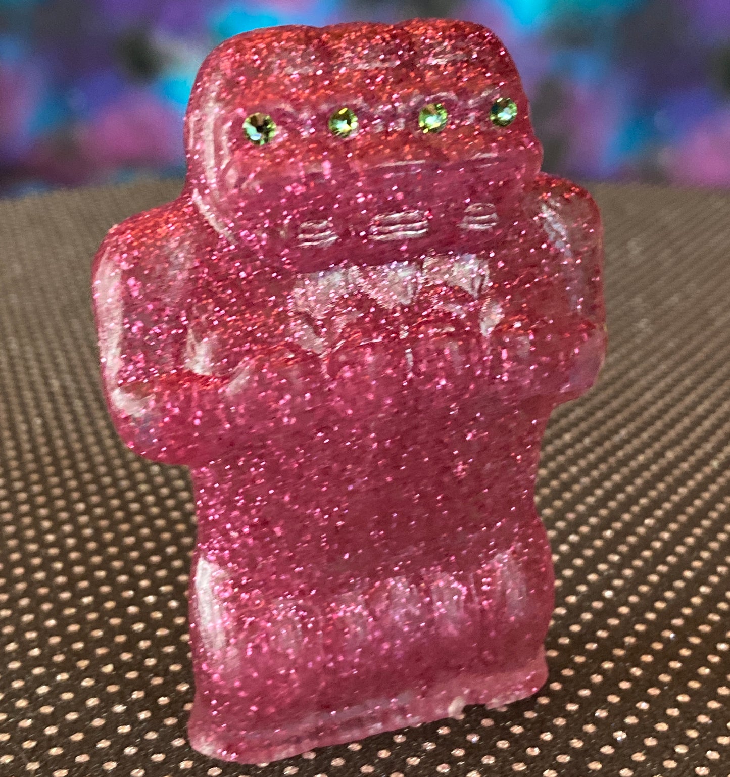 Freak of Nature 3 Headed Ape: Pink Glitter Cast