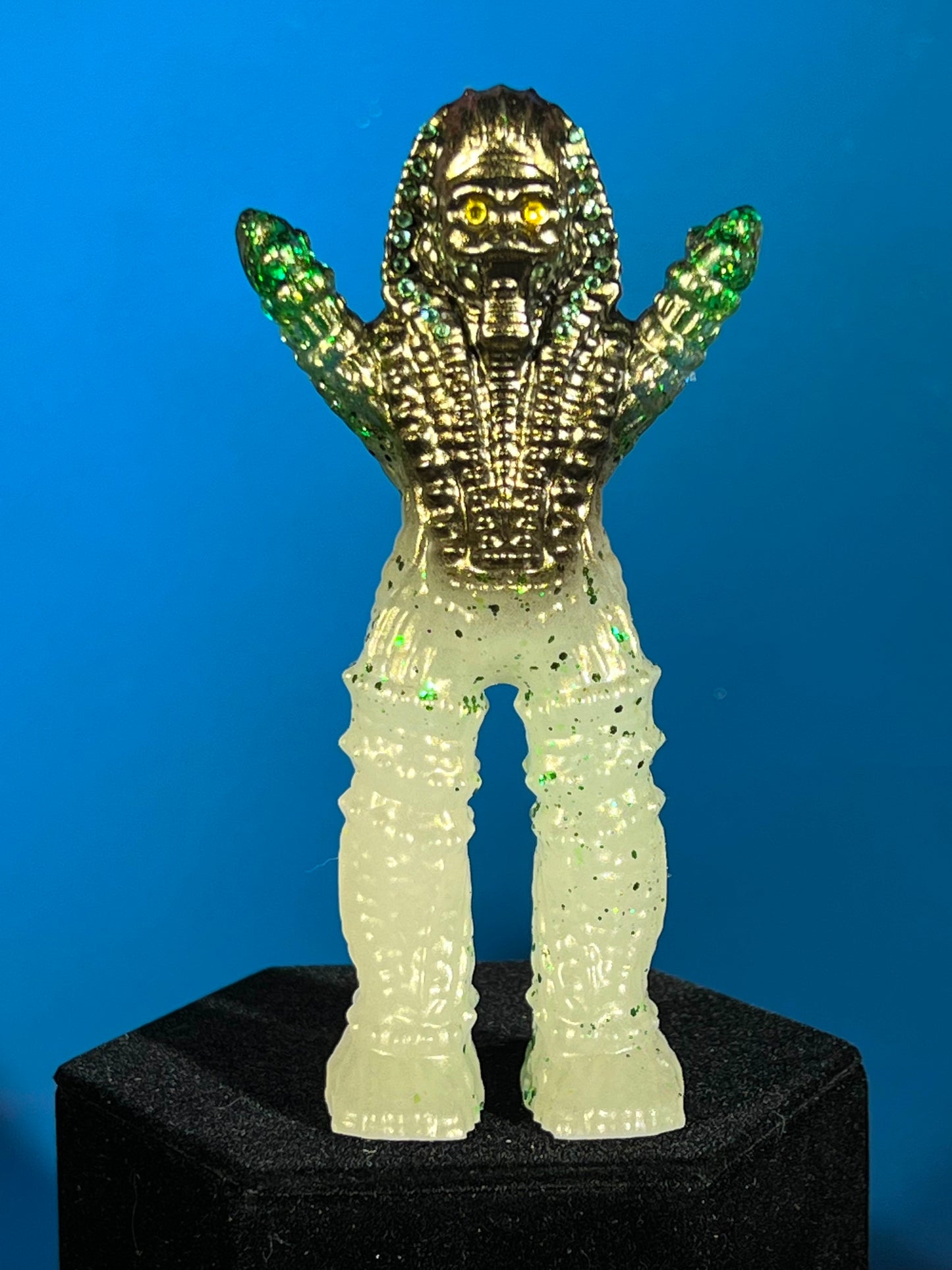 Astro Sphinx Ape: Green Glitter Glow