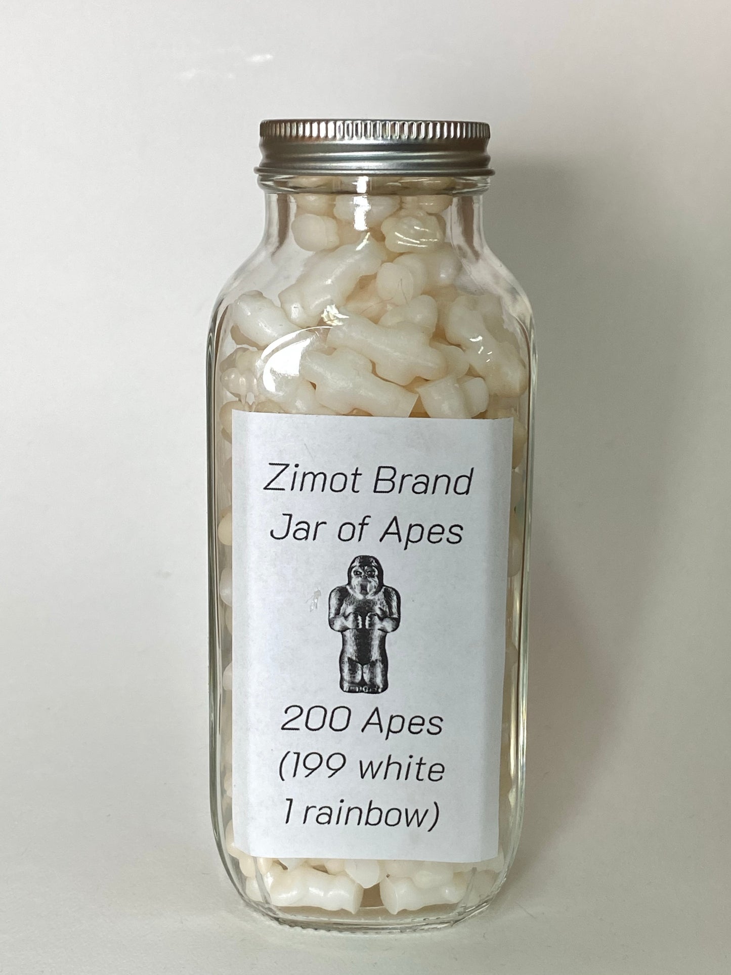 Zimot Brand Jar of 200 Apes