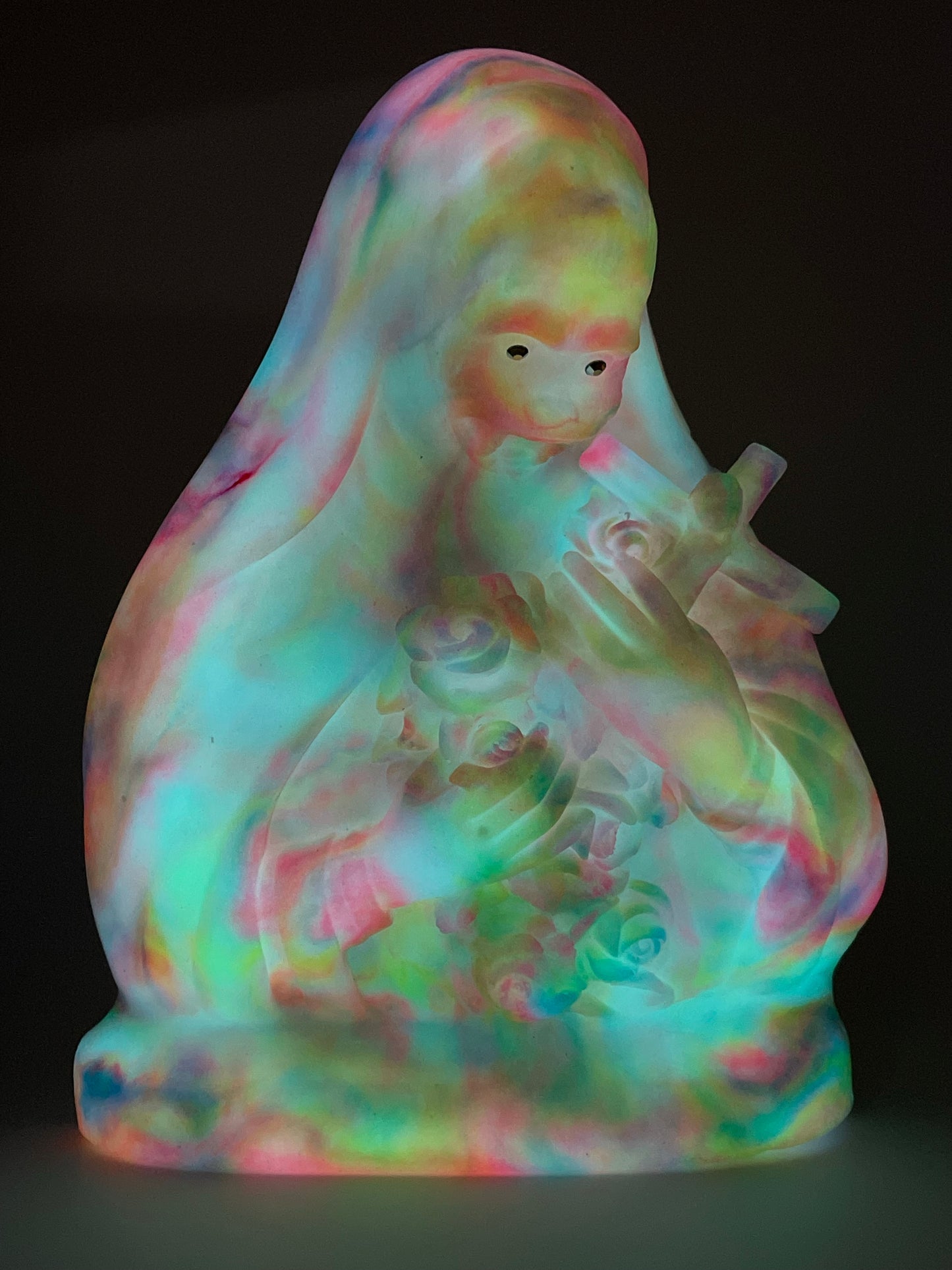 Ape Worship: Neon Marbled Glow in the Dark