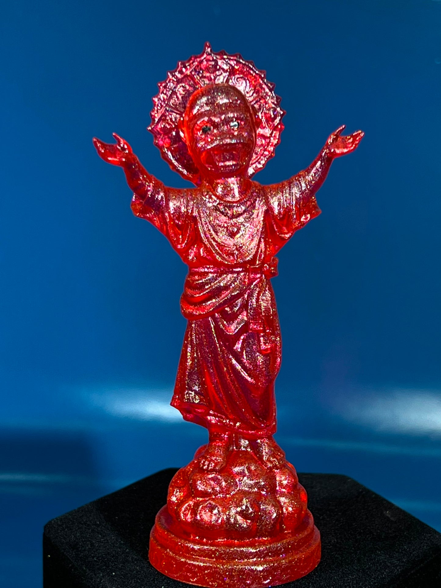 The Child Ape Jesus: Red Glitter God