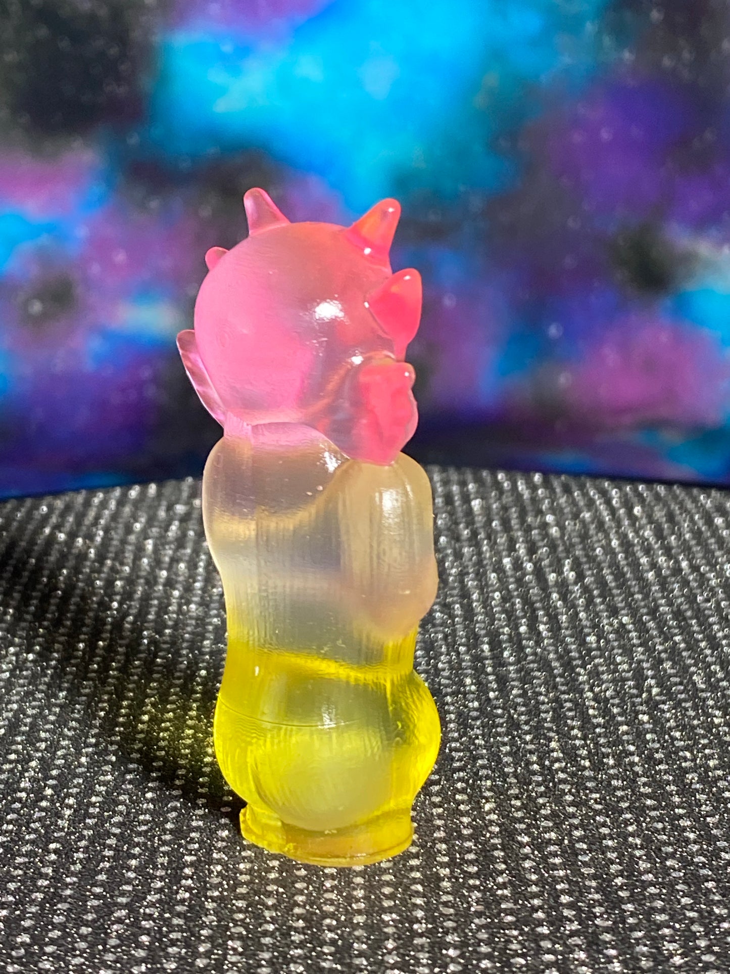 Aton Ape with Smile: Pink/Clear/Yellow