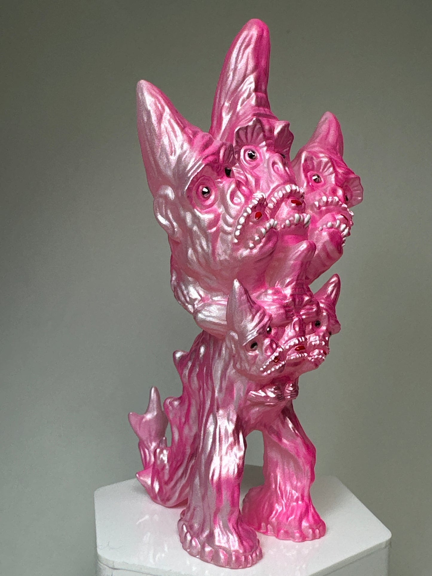 Moon Monster Number 666: Neon Pink/Chrome