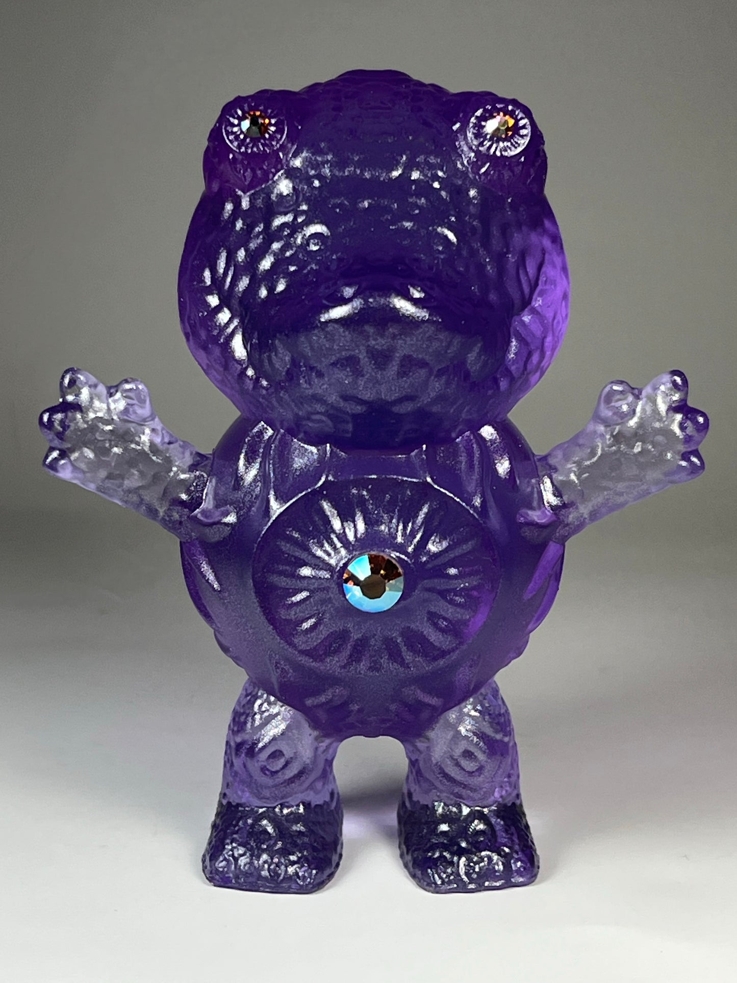 Crocodile Eyeball Troll:  Purple Space Creature