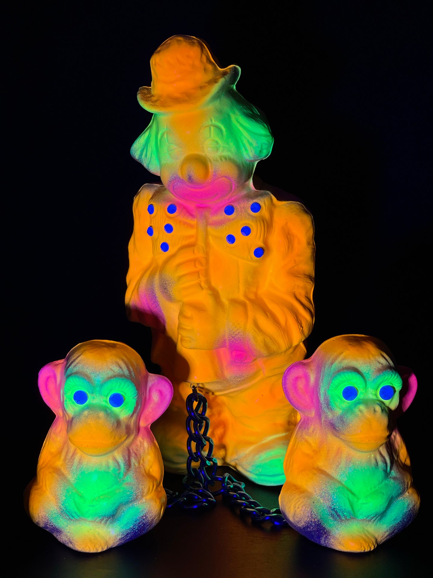 Clown with Monkeys: The Neon Whisper