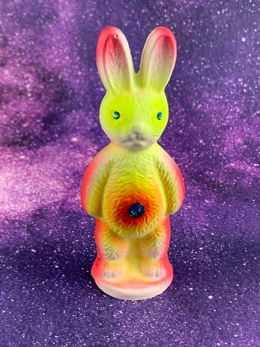 Toughie Rabbit: Fluorescent Yellow, Red and Orange
