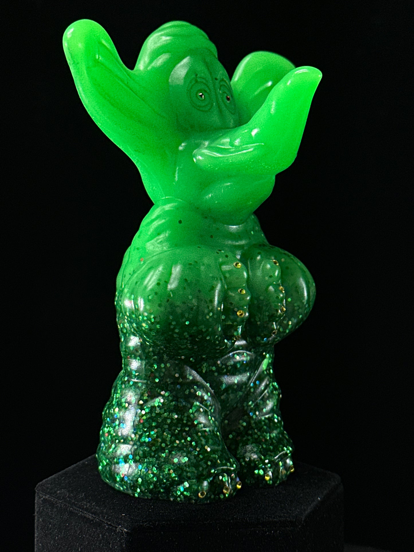 Ele-Faint: Glitter Glow Green/Green