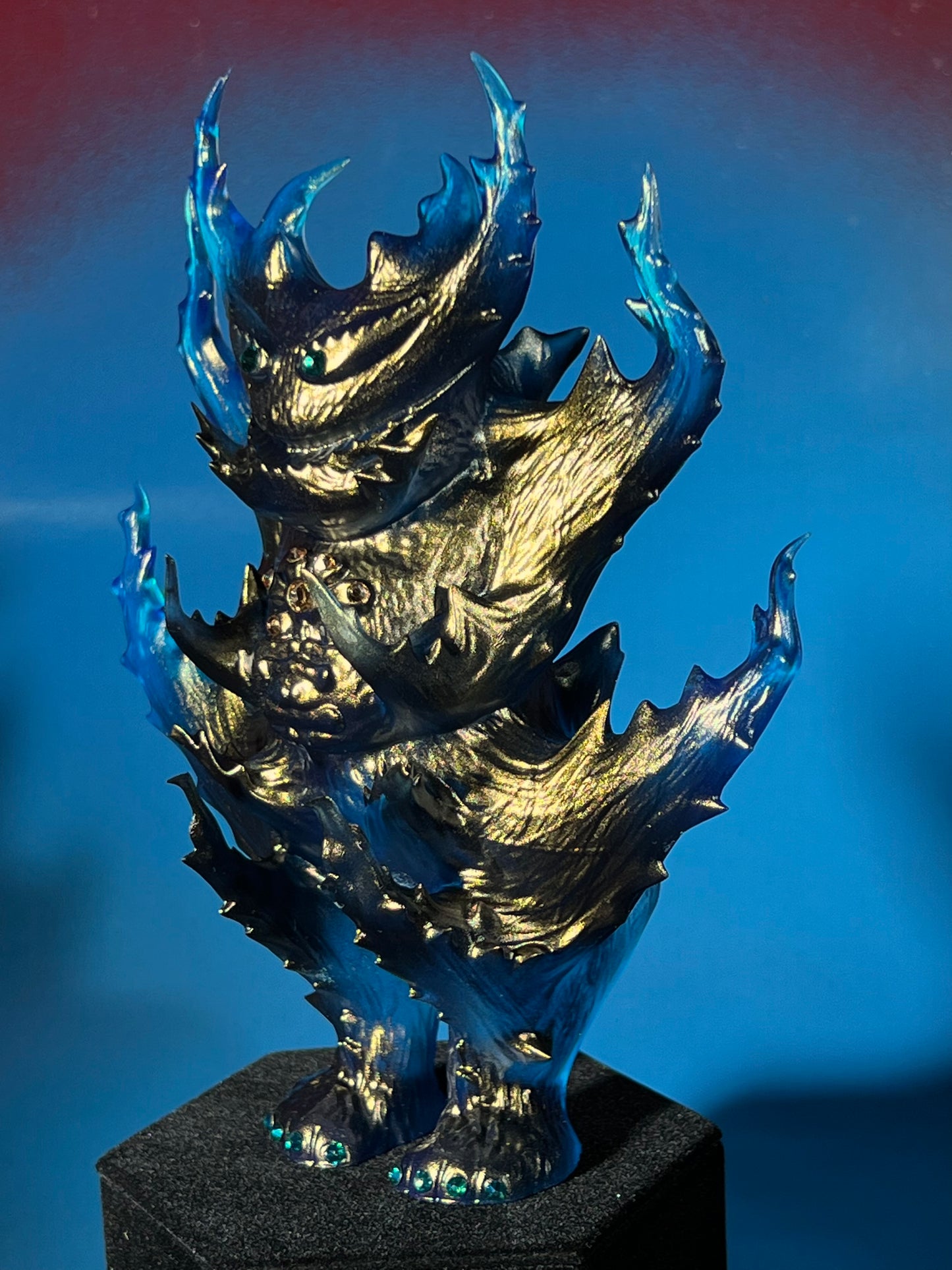 Glyph Infected Monster: Midnight of Golden Blue