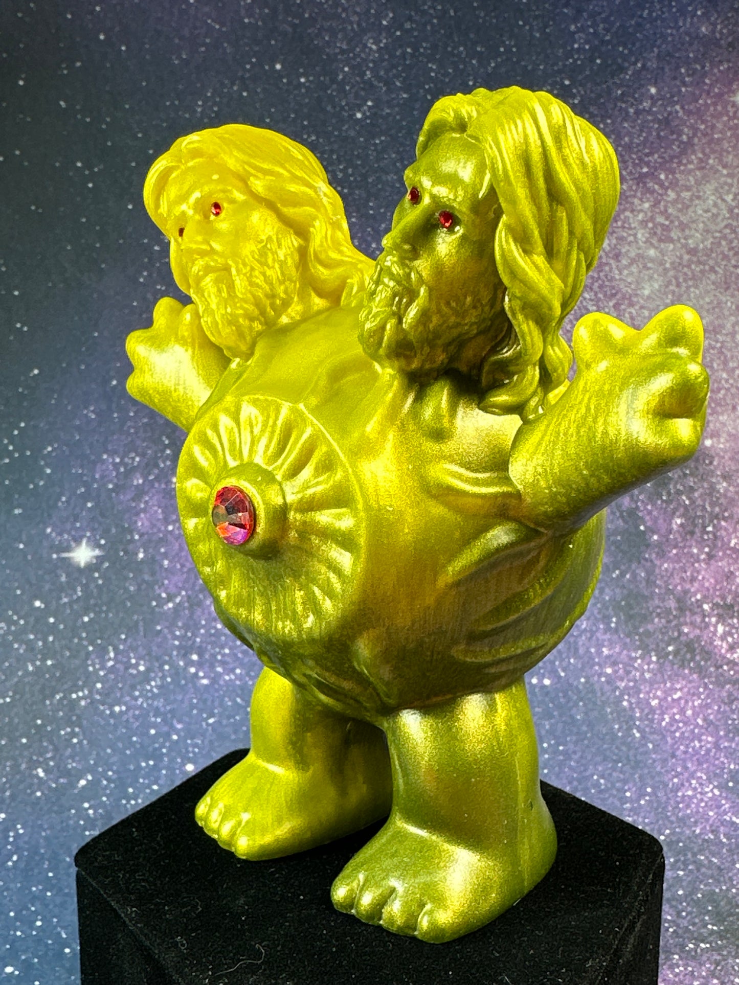 Jesus Christ Eyeball Troll: Golden Green