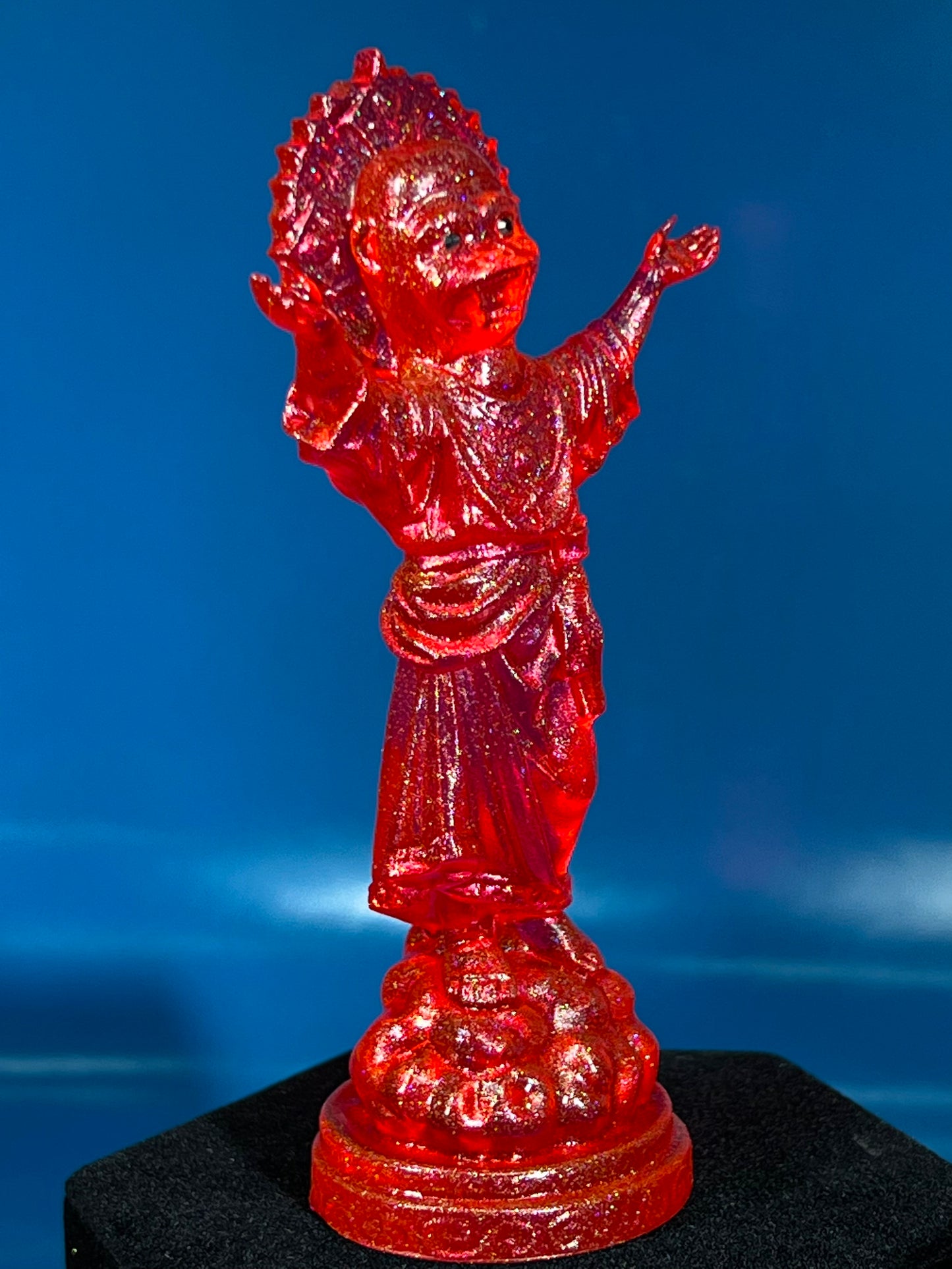 The Child Ape Jesus: Red Glitter God
