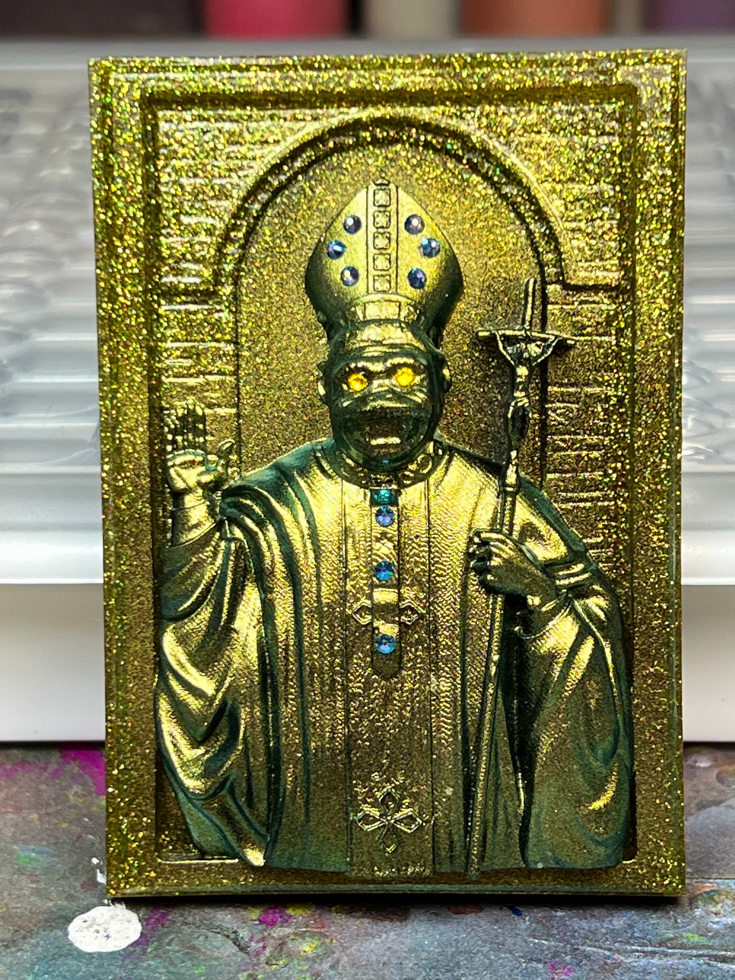 The Ape Bishop: Holy Decadence Pocket Ape, Green