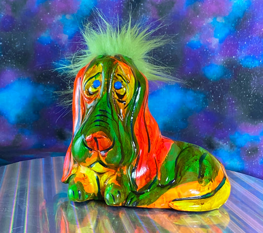 The Dog with Green Hair