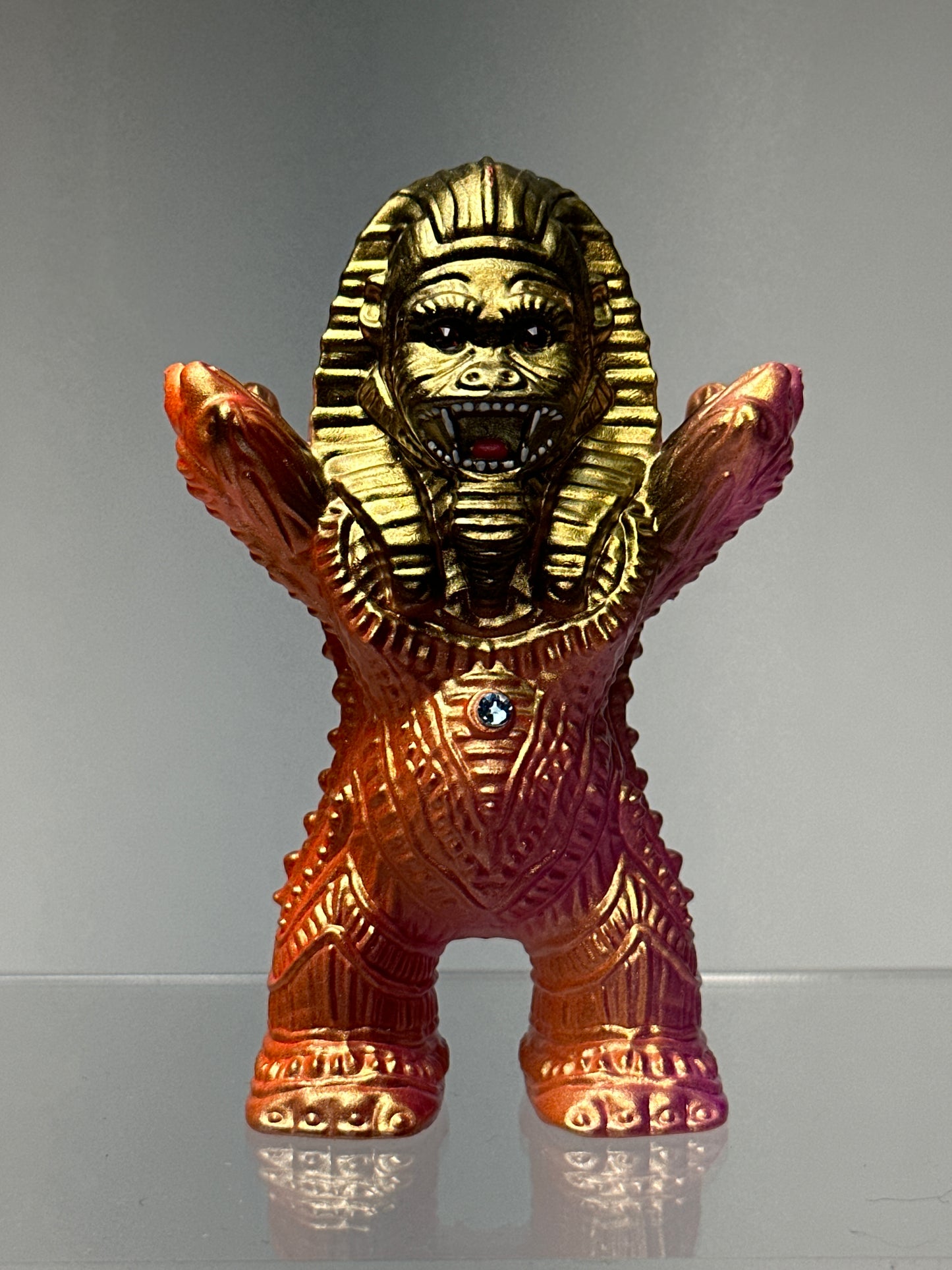 Cosmic Sphinx Ape Troll: Neon Purple/Orange