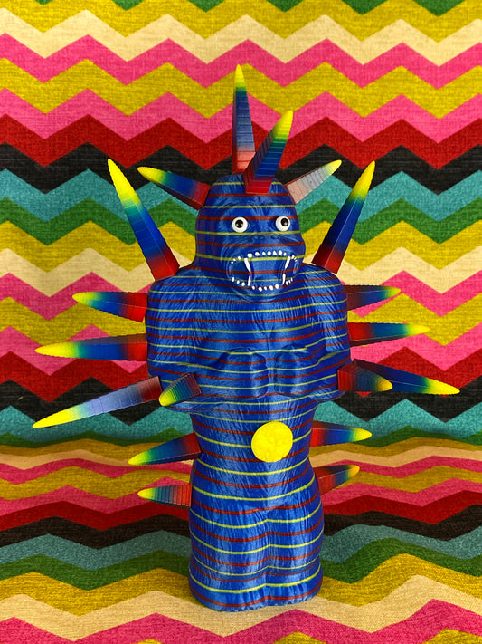 Blue Striped Glitter Ape