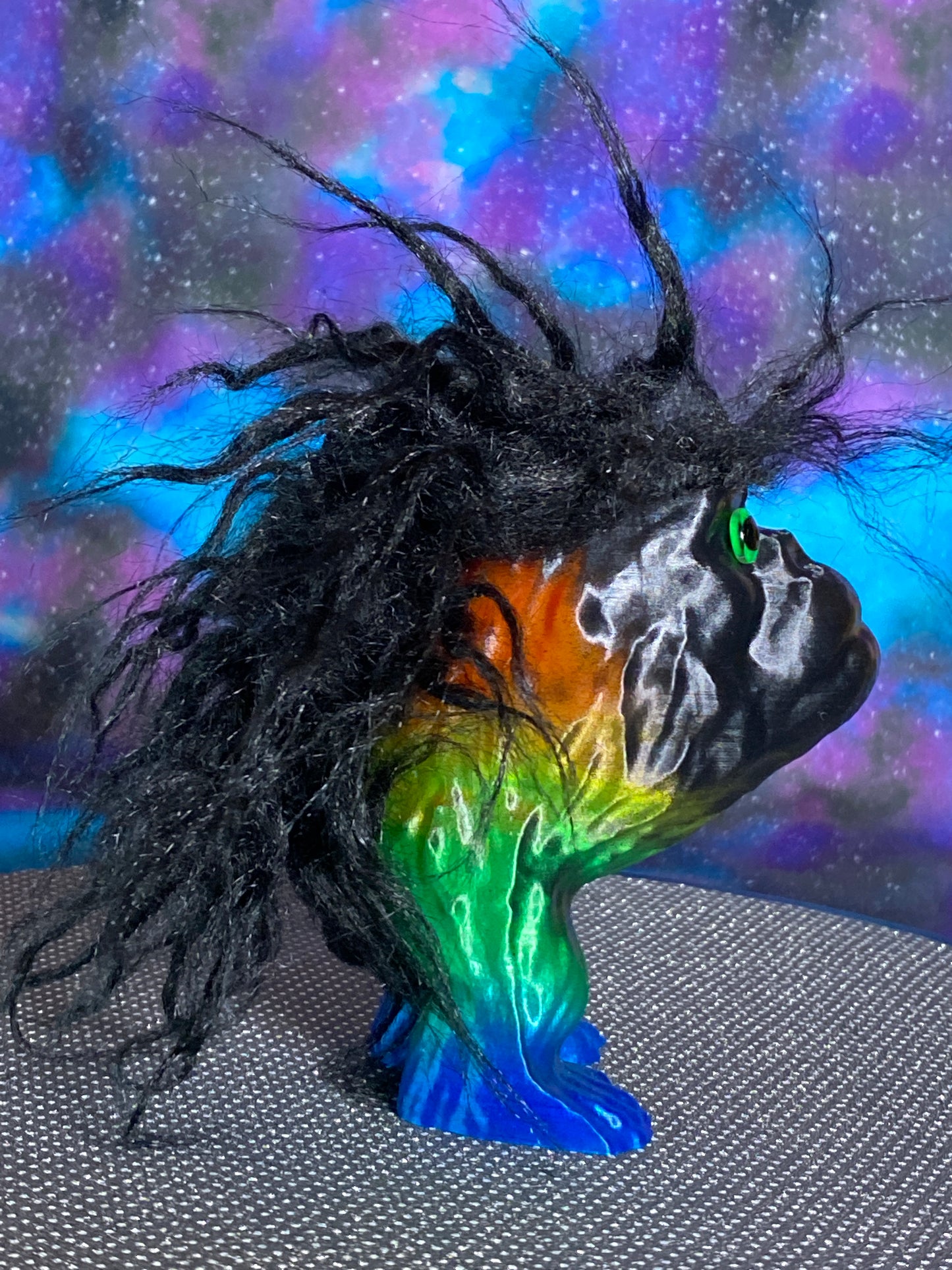 Ape Hopper: Rainbow with Black Hair