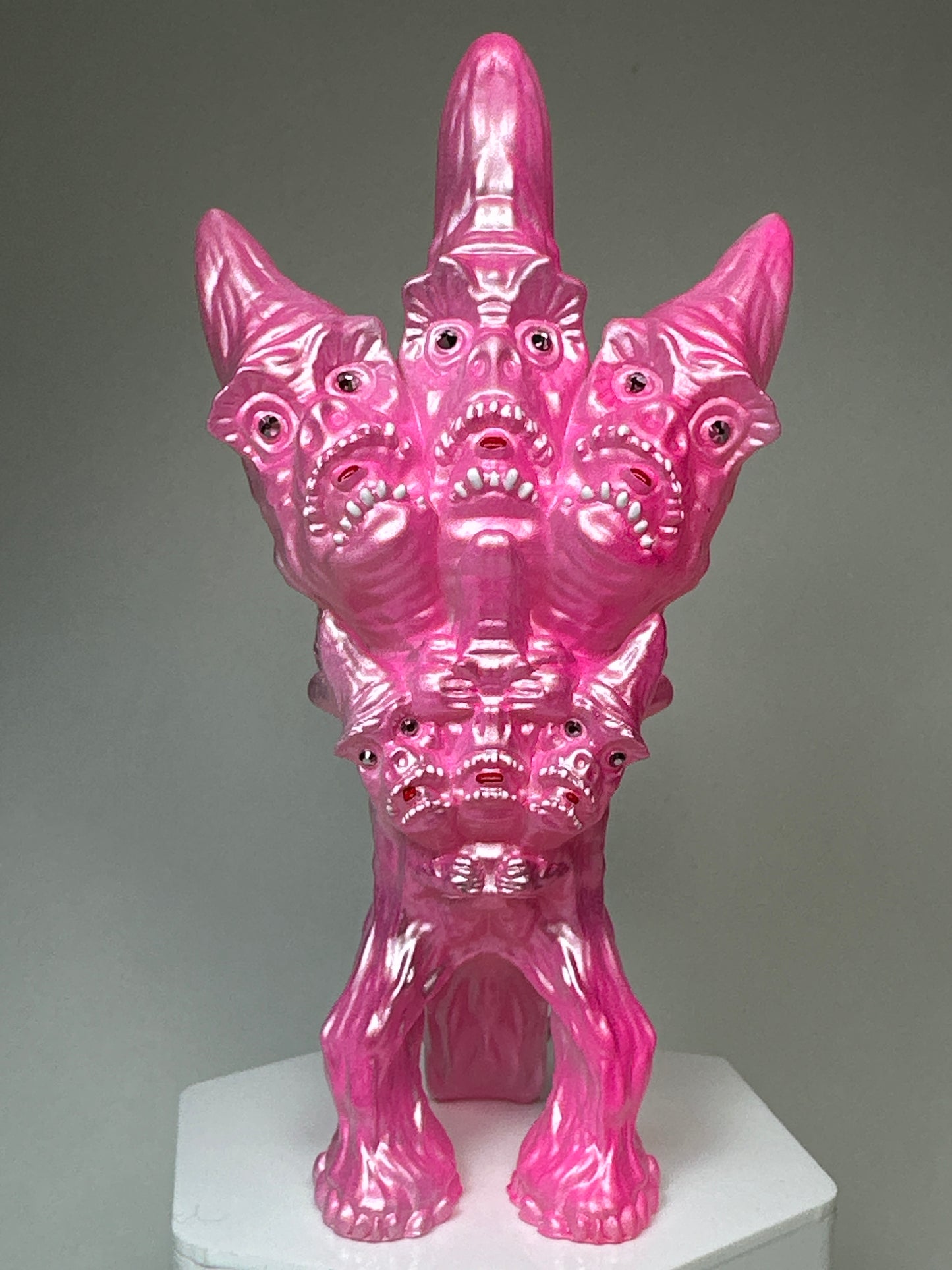 Moon Monster Number 666: Neon Pink/Chrome
