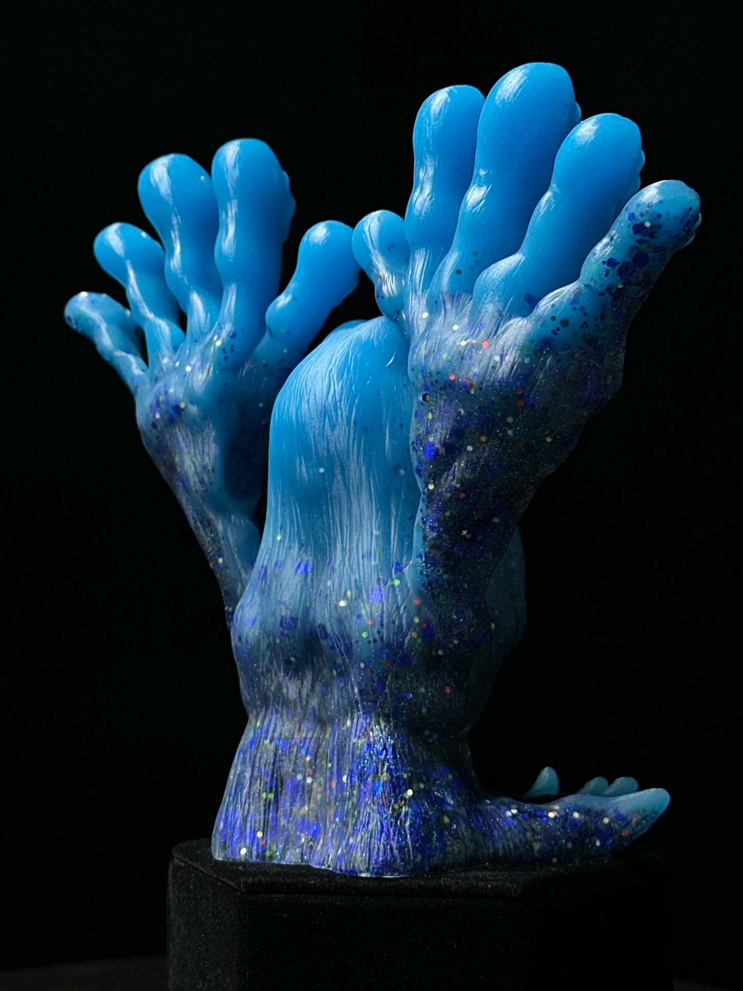 Ape Fingers Beast: Glitter Glow Blue