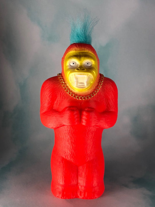 Hair Ape, Fluorescent Red