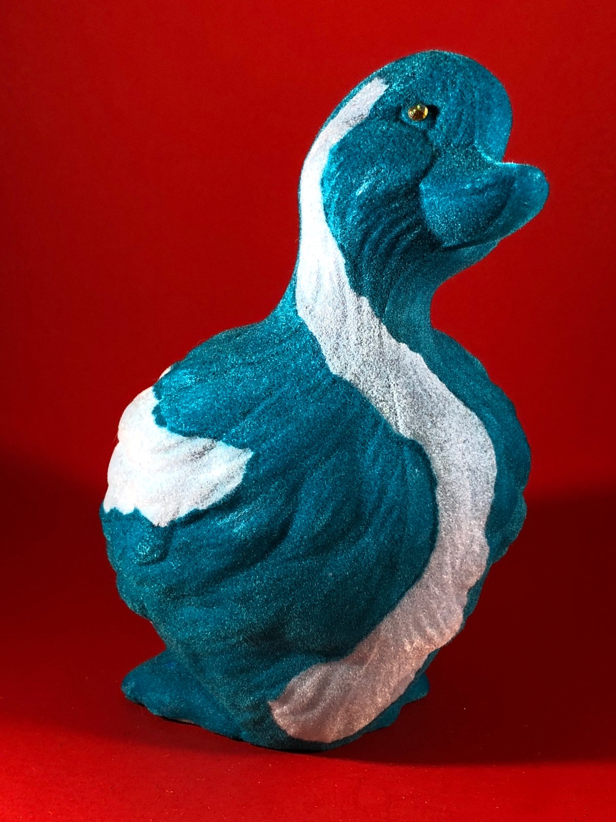 Flocked Duck - Blue