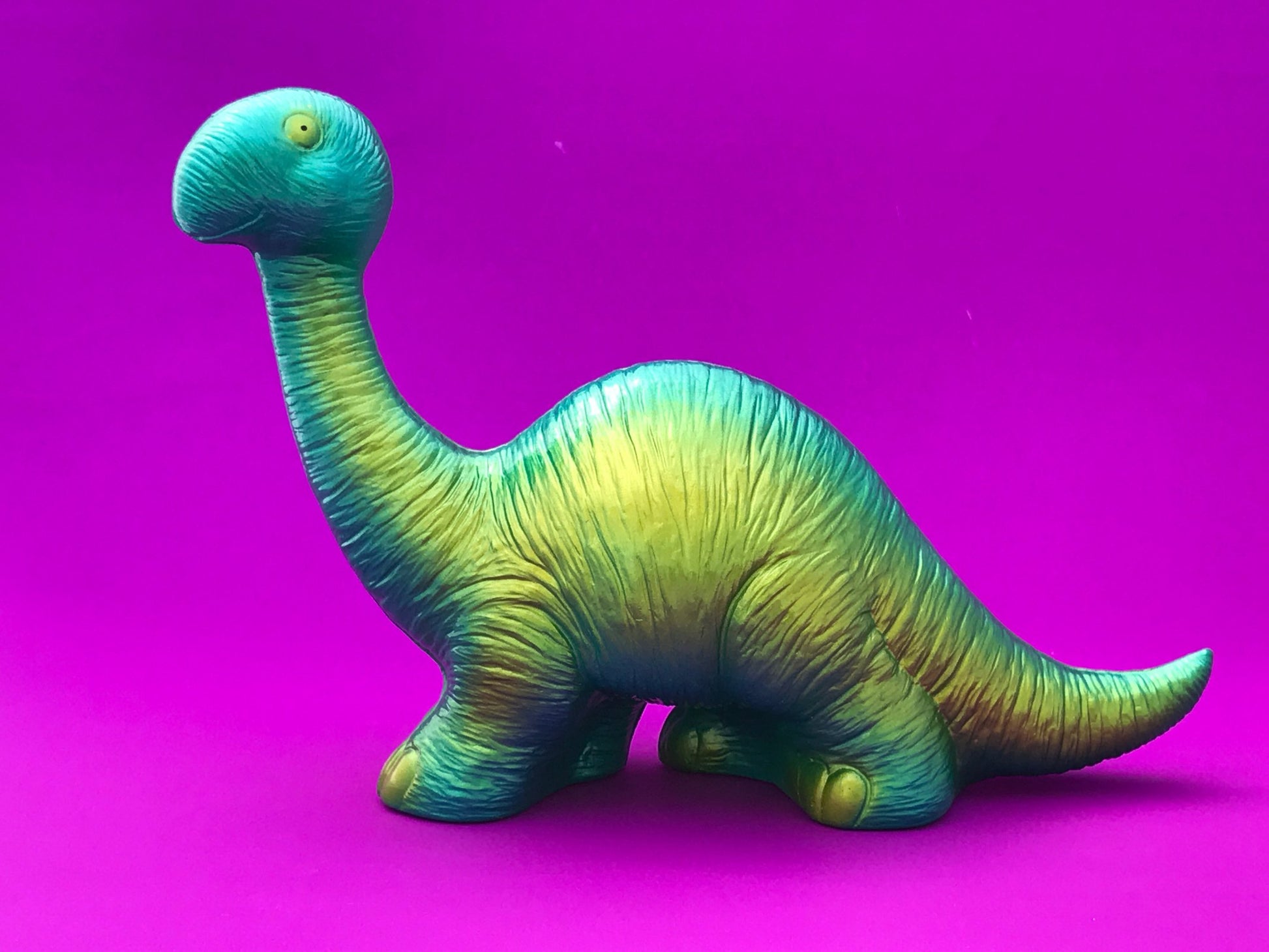 Happy Bronto: Yellow and blue