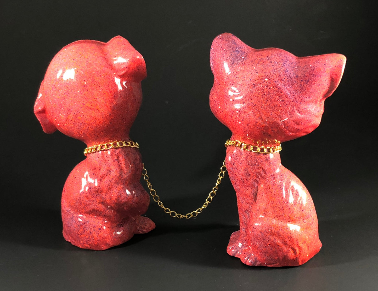 RGB Sad Dog and Sad Cat (Red)