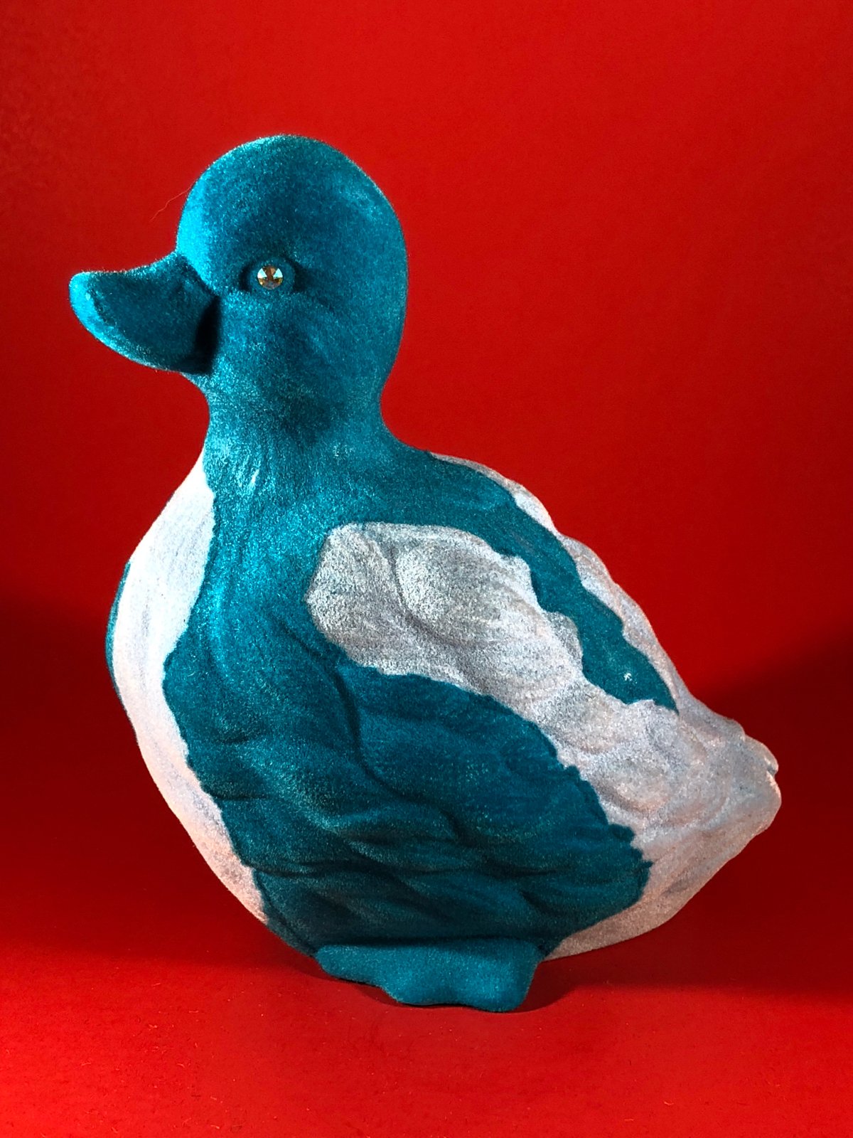 Flocked Duck - Blue