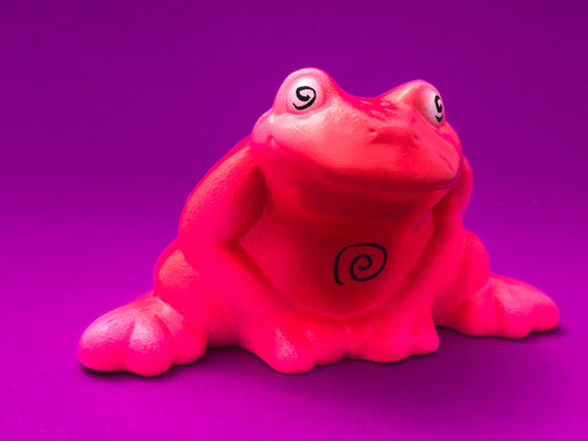 Mystic frog: Neon pink and red